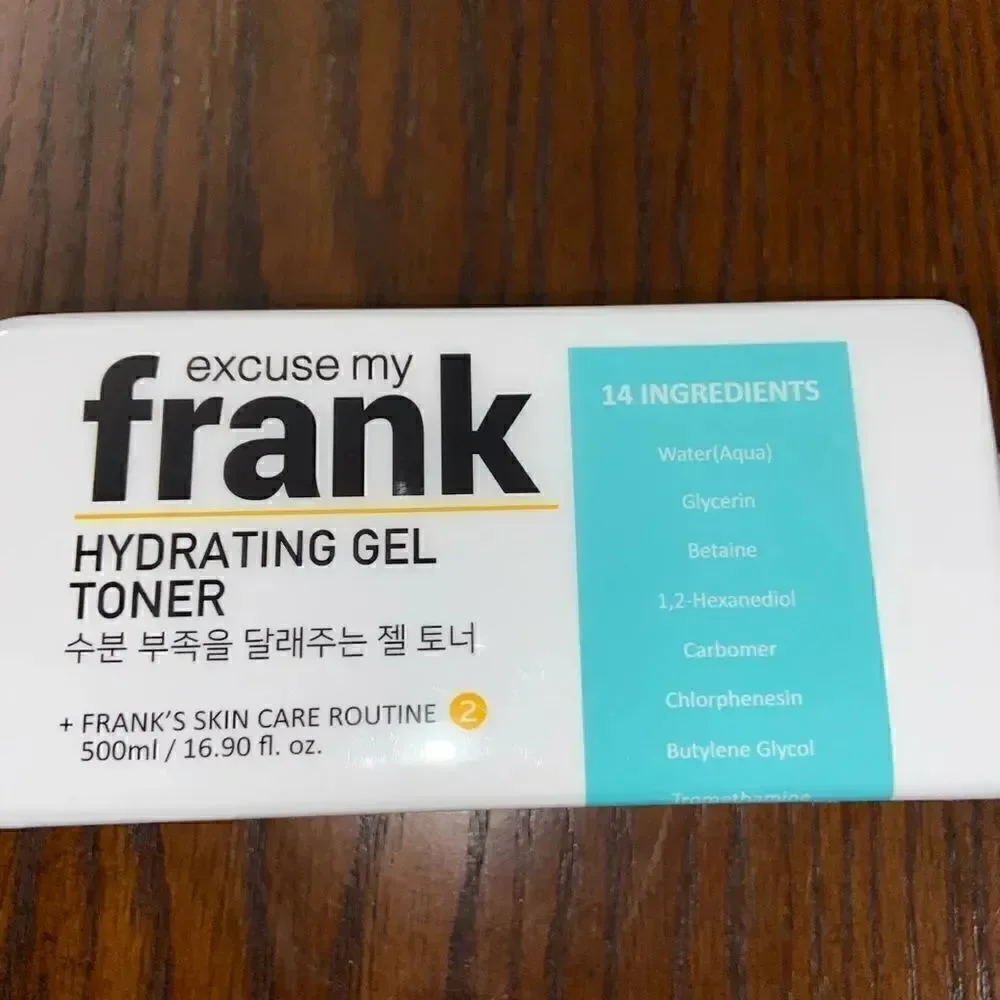 Korean brand Frank hydrating gel toner